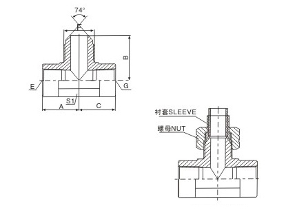 JIC外螺纹